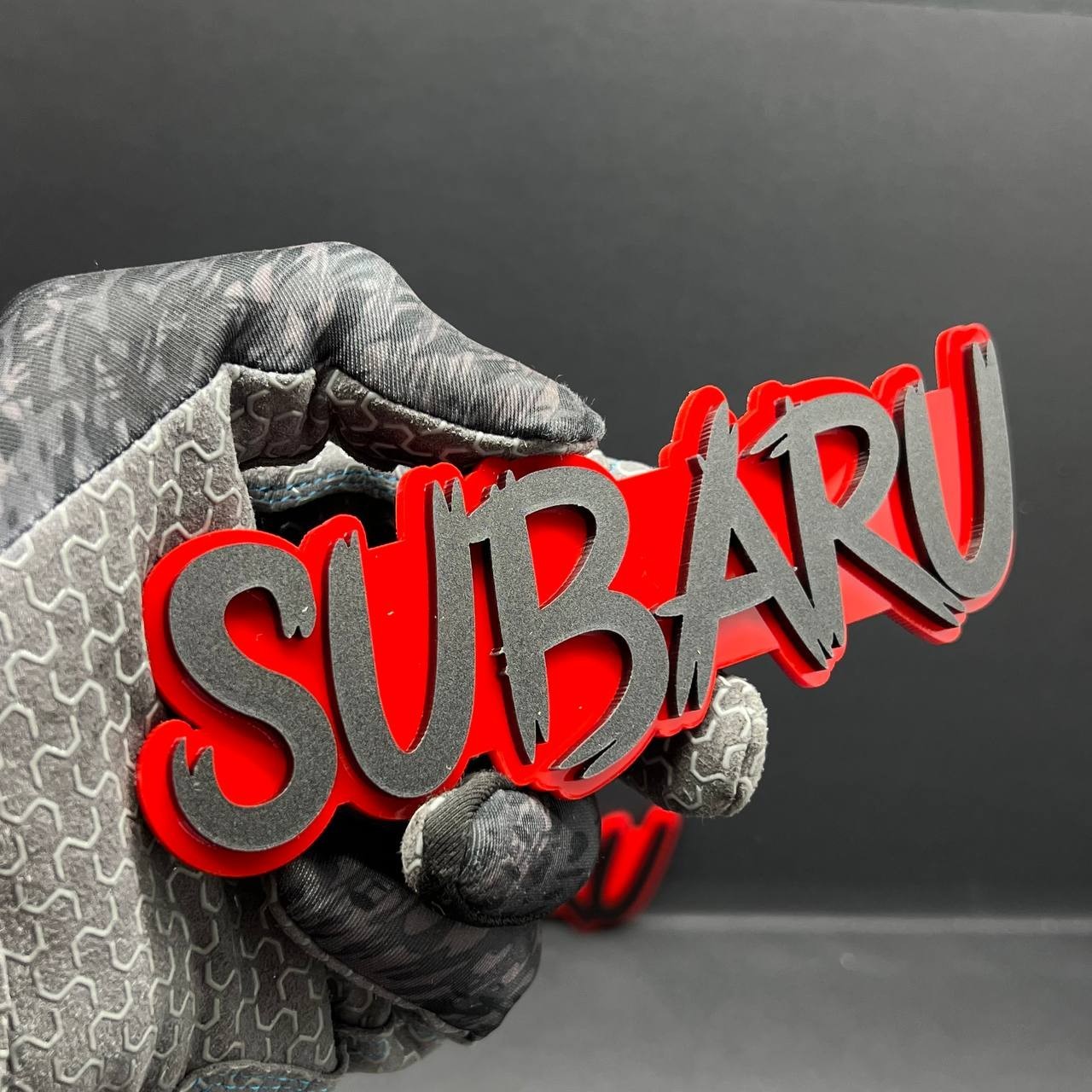1PC Subaru Emblem – 3D Multicolor Acrylic Car Badge Decal for Fender & Trunk