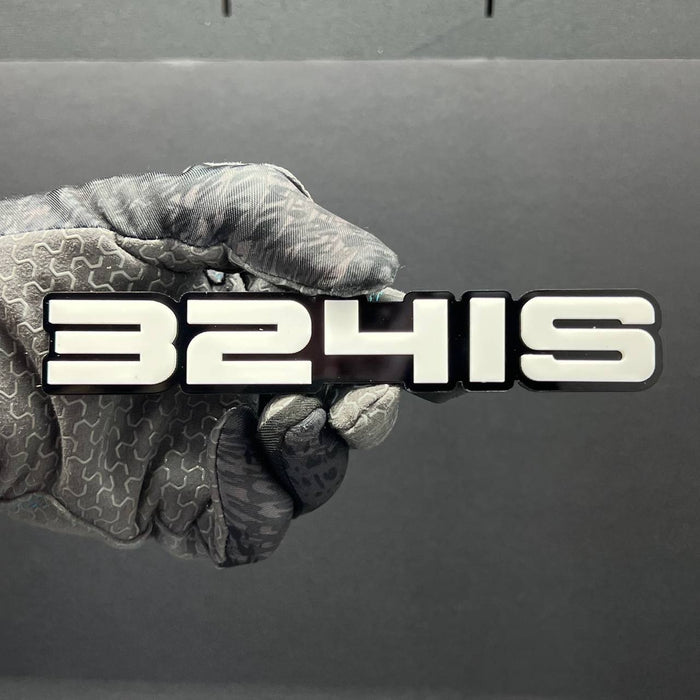 324IS Emblem – Multicolor 3D Acrylic Car, Truck & SUV Exterior Decal (1pcs)