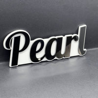 1PCS PEARL Emblem – Durable 3D Multicolor Acrylic Car & SUV Fender Badge