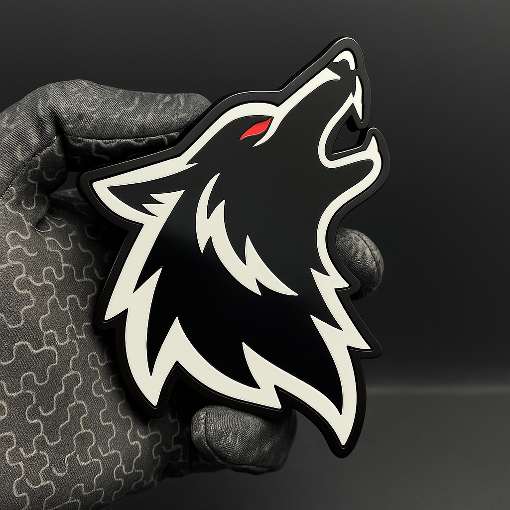 1PC COYOTE– 3D Acrylic Tailgate Badge Decal for Car, Truck, SUV