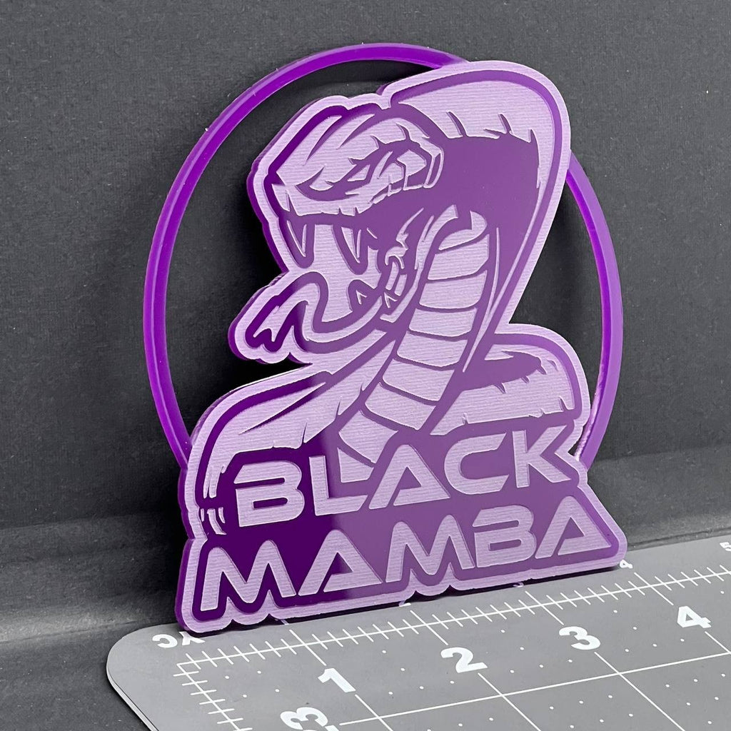 1PC Cobra Snake Emblem – 3D Acrylic Badge Decal Fits Ford Mustang Shelby GT