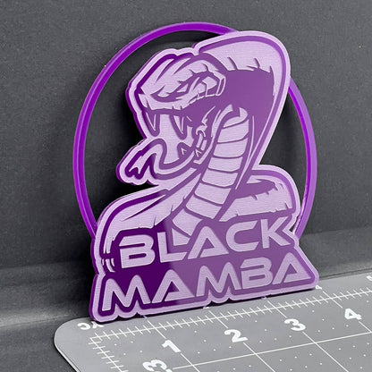 1PC Cobra Snake Emblem – 3D Acrylic Badge Decal Fits Ford Mustang Shelby GT