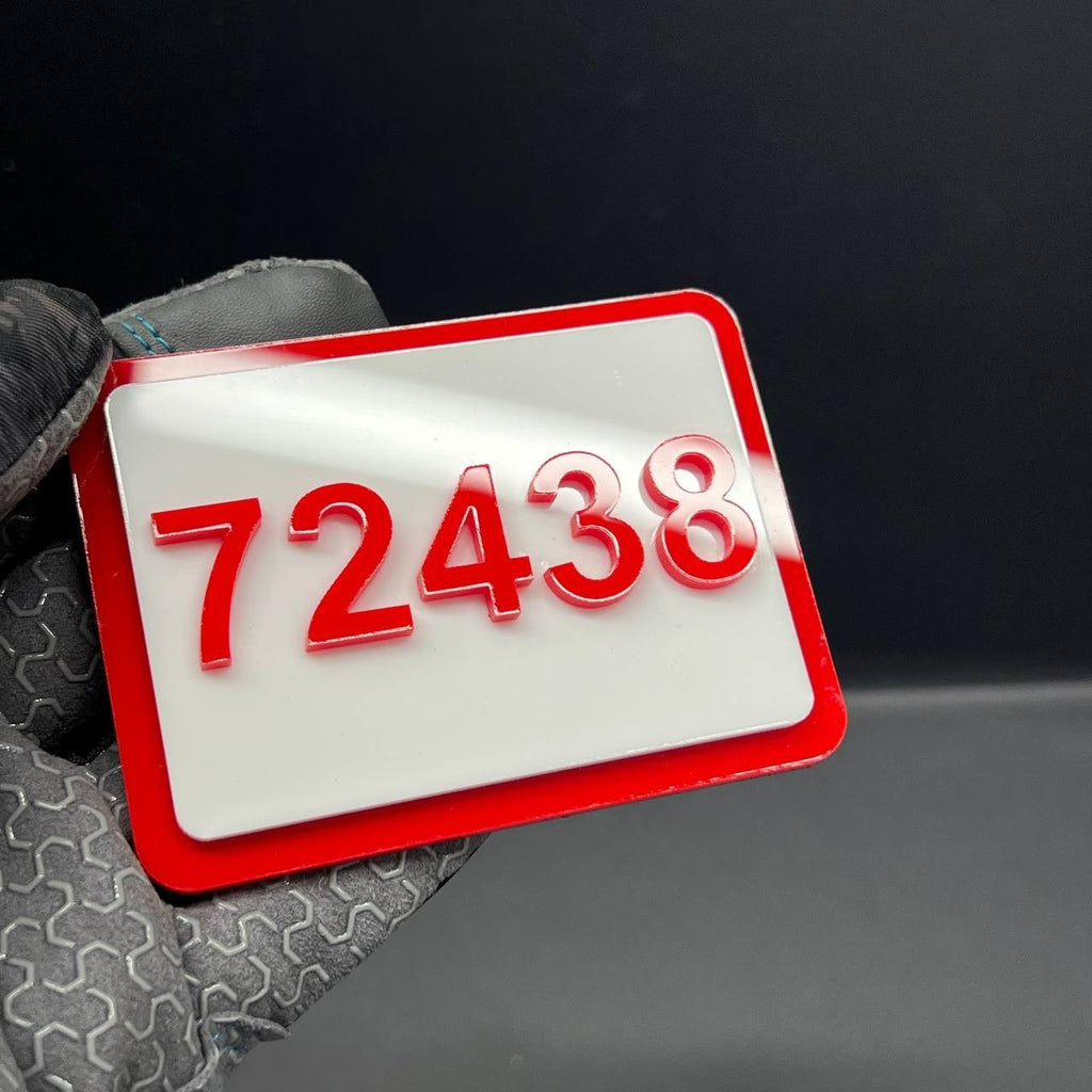 Custom Modern Acrylic House Sign – Personalized Door Number Plaque 1–999