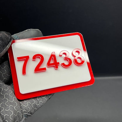 Custom Modern Acrylic House Sign – Personalized Door Number Plaque 1–999