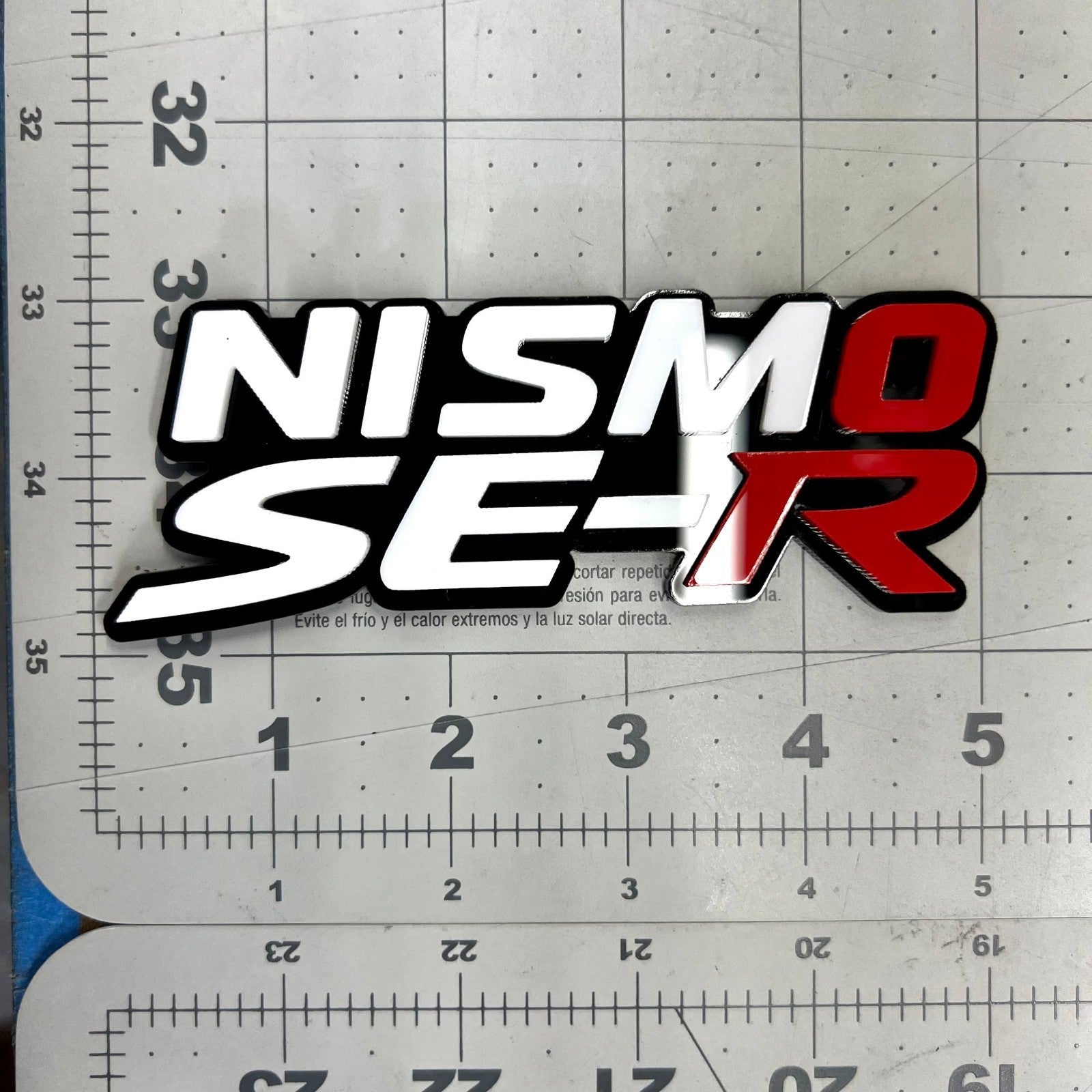 1pcs NISMO SE-R Multicolor 3D Car Emblem – Durable Acrylic Fender & Trunk Decal