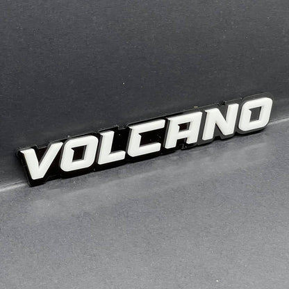 1PCS VOLCANO Emblem – 3D Multicolor Acrylic Car, Truck & SUV Badge Decal