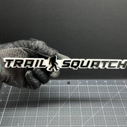 1PC Sasquatch Trail Emblem Durable Multicolor Acrylic Car Truck Fender Tailgate
