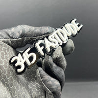 1PCS 345 FASTDUDE Emblems – Custom 3D Acrylic Engine Fender & Trunk Badges