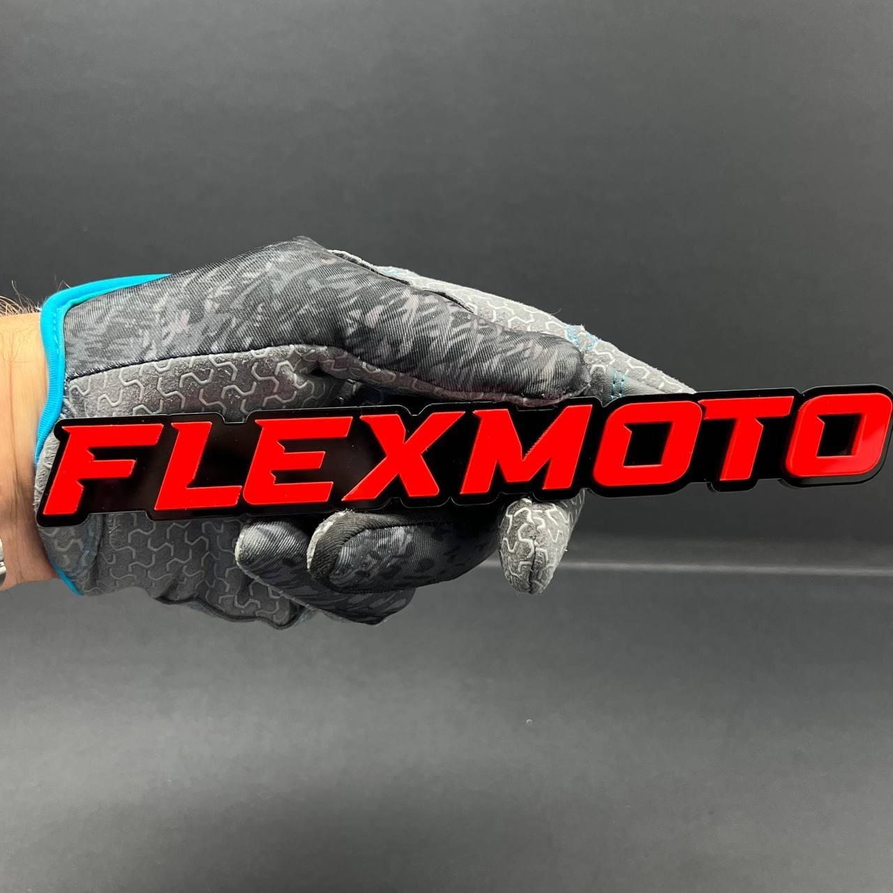 1PC FLEXMOTO Emblem – 3D Acrylic Tailgate or Fender Badge for Truck SUV Car