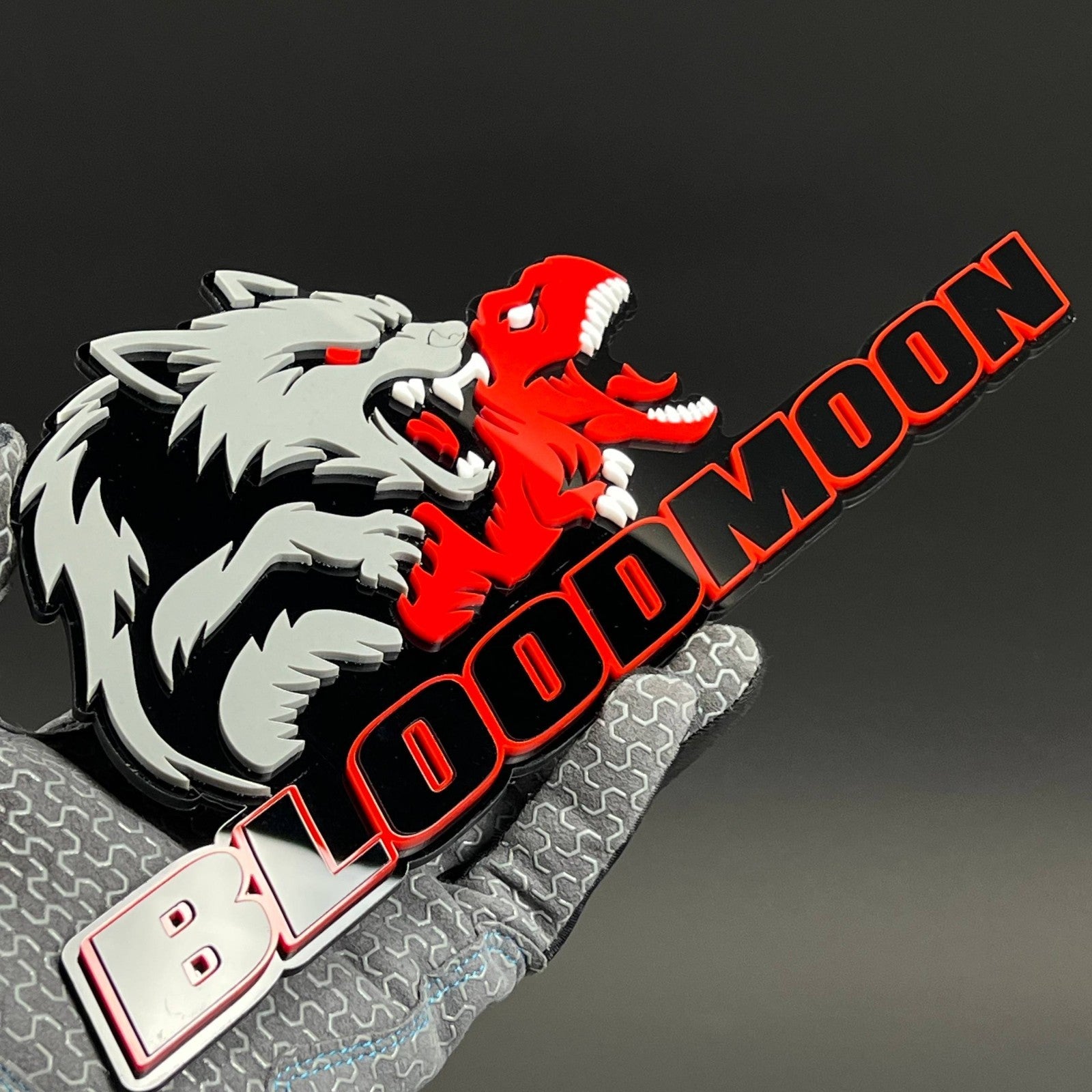 1PCS BLOODMOON 3D Emblem Badge – Acrylic Fender Tailgate Trunk Car Truck Decal