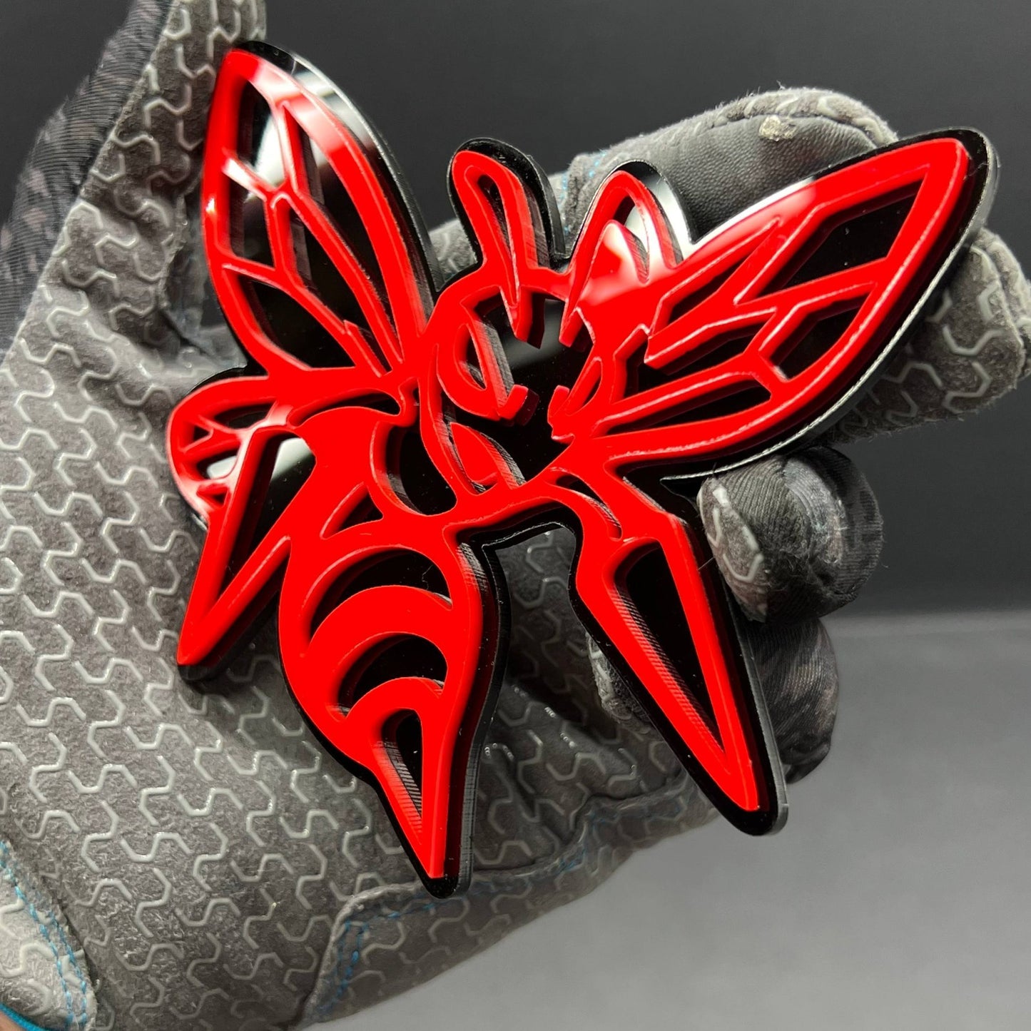 Hornet Bee 3D Acrylic Emblem Set – Custom Aggressive Fender Badges (2PCS)