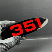 351 Engine Emblem – Multicolor Acrylic Car Fender Tailgate Badge Logo Decal 1PC
