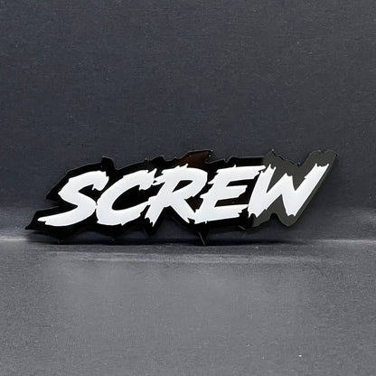 1PC SCREW Emblem Custom Fender or Tailgate Badge for Car SUV or Truck