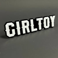 1PCS GIRLTOY Emblem Badge – 3D Acrylic Car Truck Fender Tailgate Trunk Decal