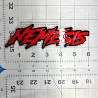 1PC NEMESIS Emblem – Custom Multicolor 3D Acrylic Car & Truck Badge