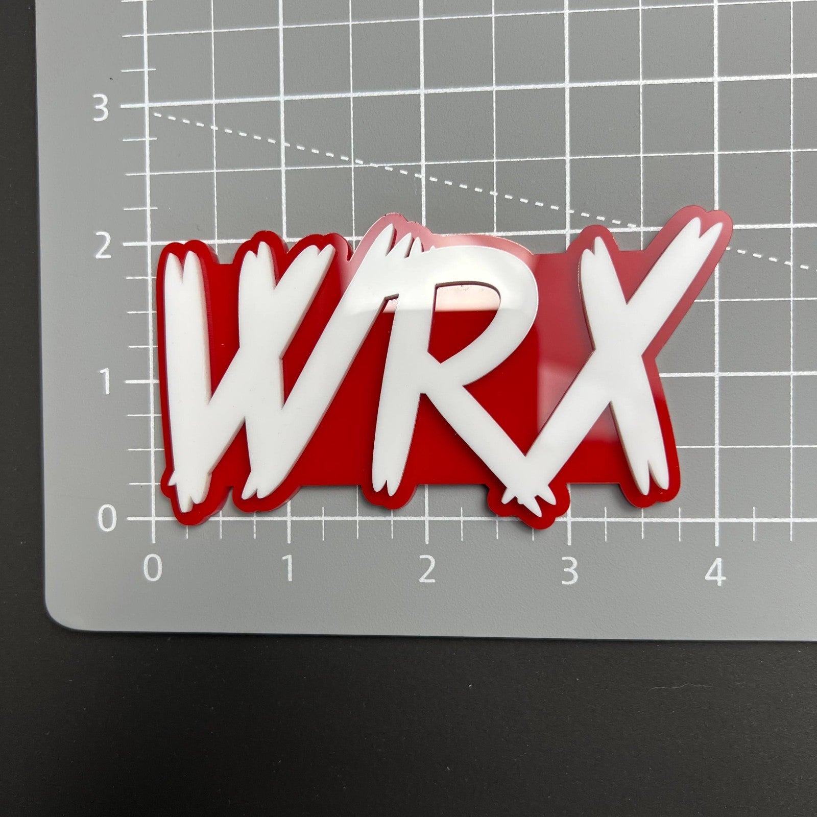 1PCS WRX 3D Acrylic Badge – Car Truck Fender Tailgate Sticker Decal