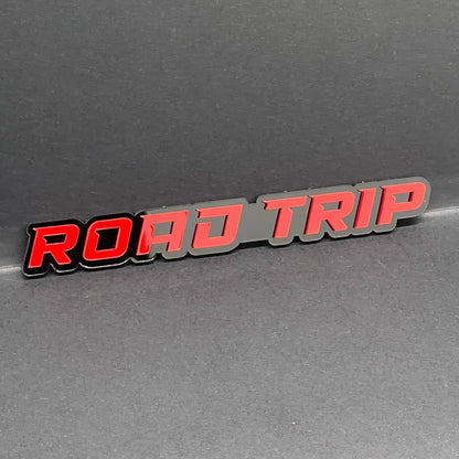 1PC ROAD TRIP Emblem – 3D Multicolor Acrylic Car Badge Decal for Fender Tailgate