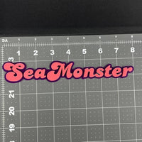1PC SeaMonster Emblem – 3D Acrylic Tailgate Badge Decal for Car, Truck, SUV