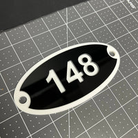 Custom 3D House Numbers – Modern Laser Cut Door Sign