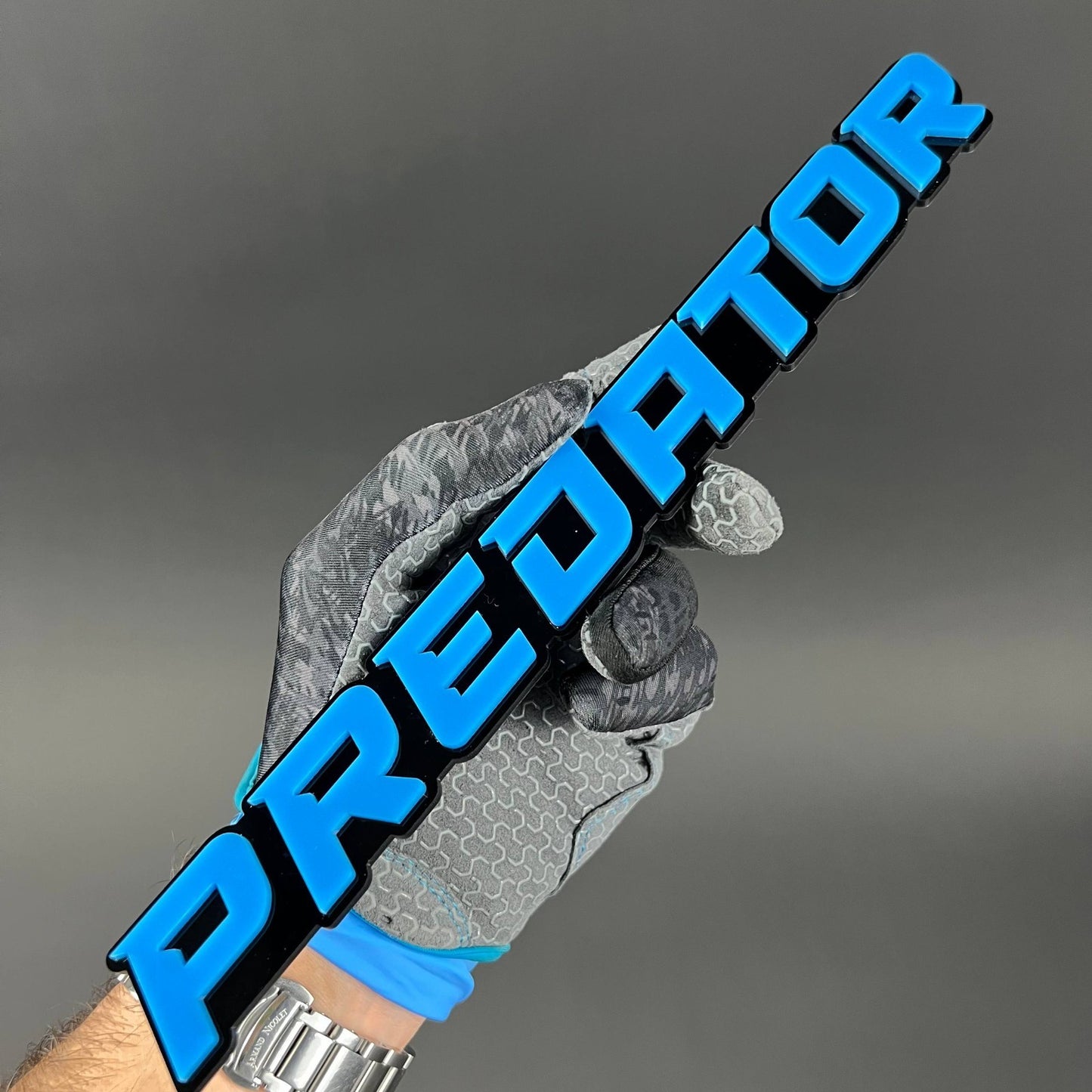 1PC PREDATOR 3D Badge – Acrylic Fender Trunk Tailgate Car Truck Decal
