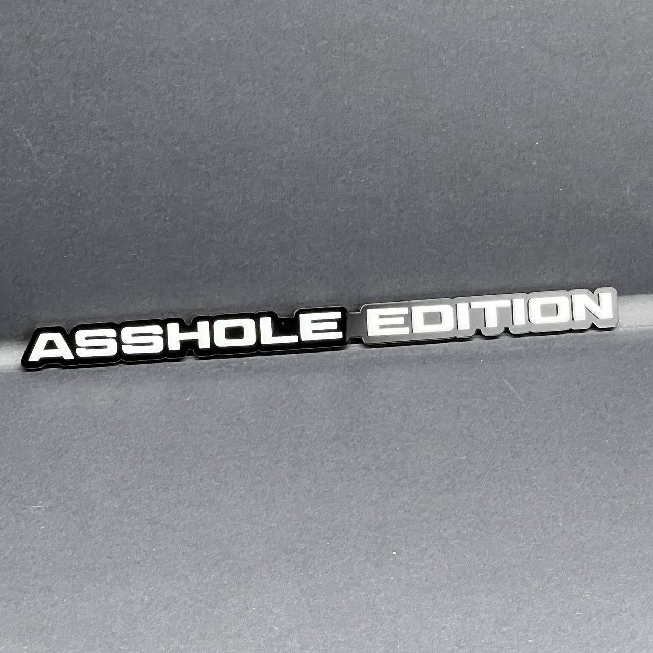 1PC A*S HOLE edition Emblem Custom Fender or Tailgate Badge for Car SUV or Truck
