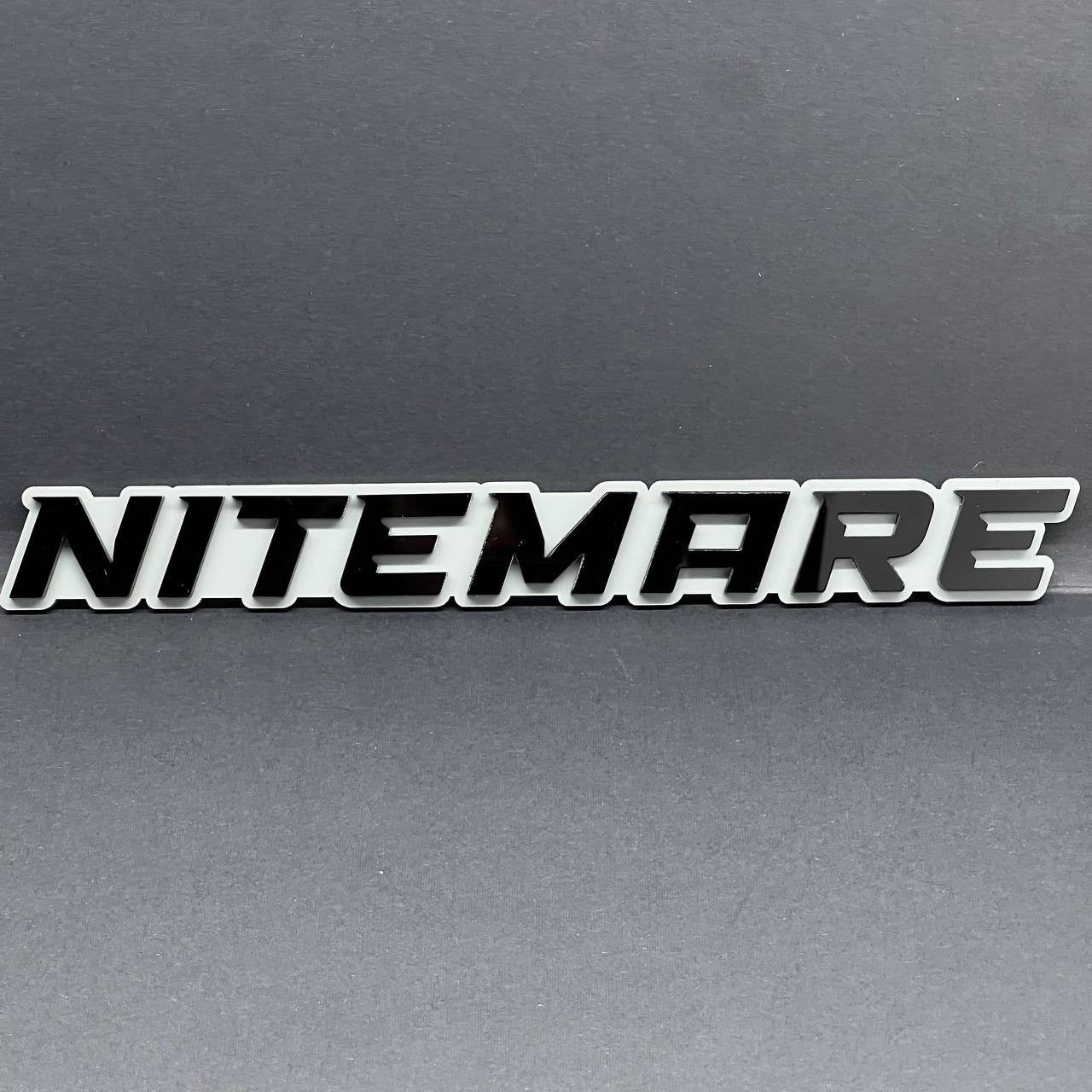1PC NITEMARE 3D Emblem Custom Badge Sticker for Car SUV TRUCK