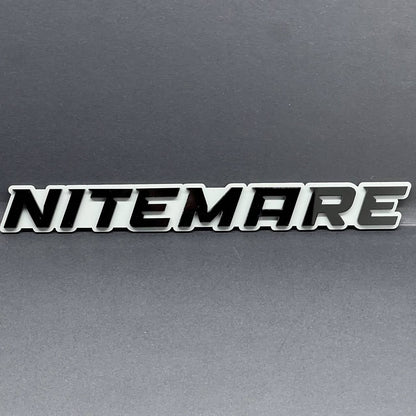 1PC NITEMARE 3D Emblem Custom Badge Sticker for Car SUV TRUCK