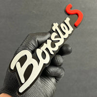1PCS Boxster S Emblem – Premium 3D Multicolor Acrylic Car Exterior Badge