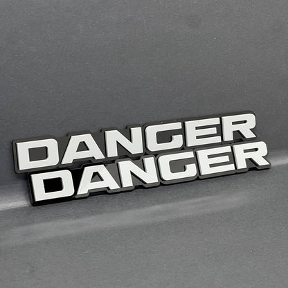2pcs DANCER 3D Emblem – Custom Fender or Tailgate Badge for Car, SUV, or Truck