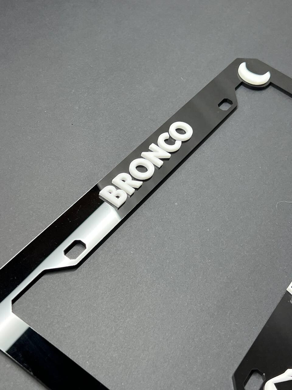 BRONCO Custom LICENSE PLATE FRAME COLOR CHOICE