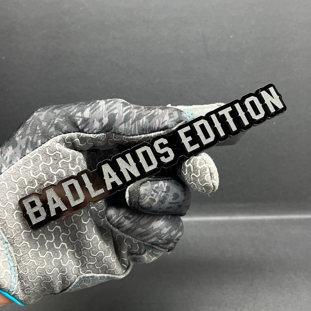 1PC Badlands Edition Badge – Custom Acrylic Multicolor Emblem Decal for Car