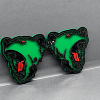 2PCS Angry Bear / Raging Bear Car & Truck Fender Emblems – Durable Acrylic