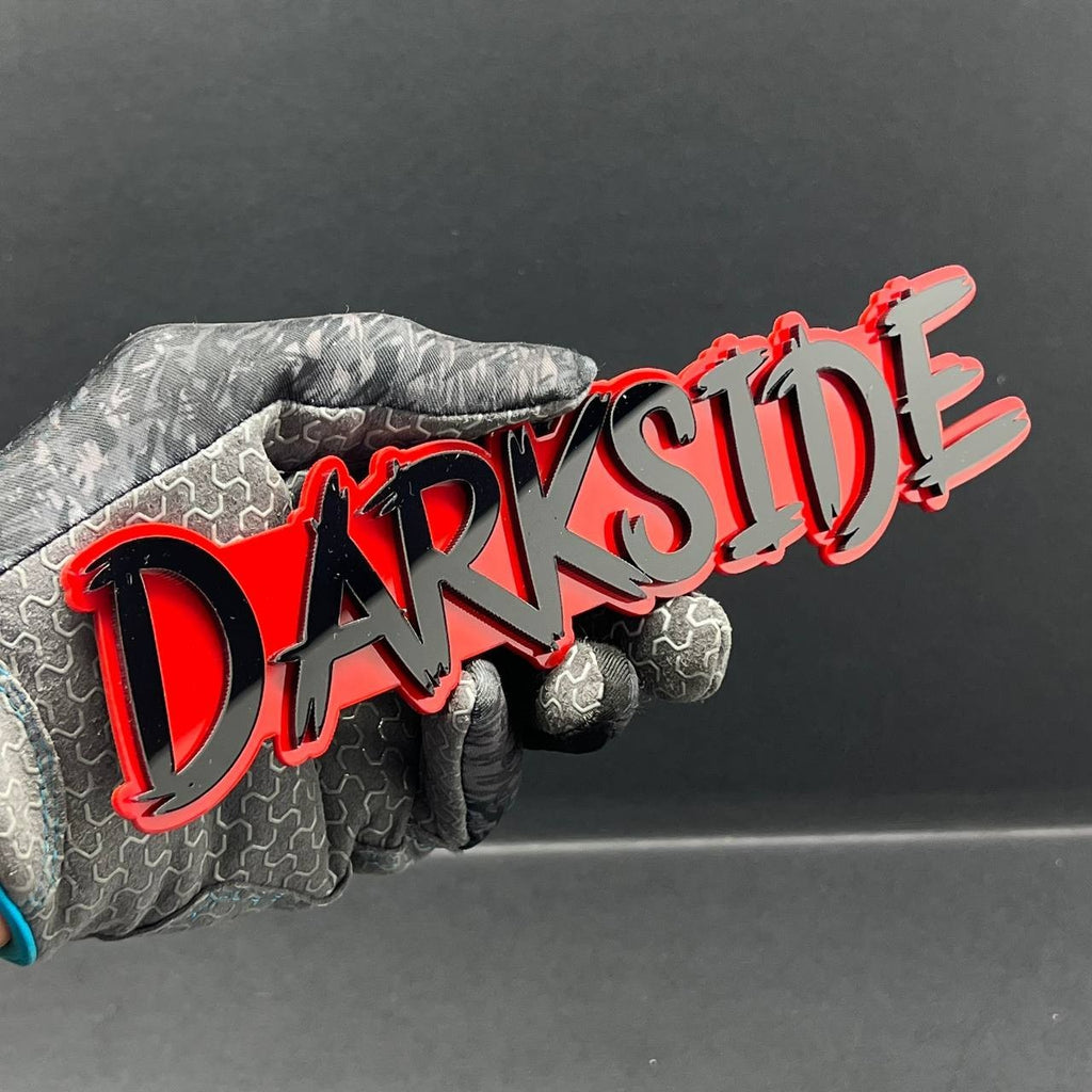 1PC DARKSIDE Emblem – 3D Multicolor Acrylic Car Fender & Tailgate Badge
