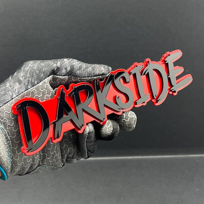 1PC DARKSIDE Emblem – 3D Multicolor Acrylic Car Fender & Tailgate Badge