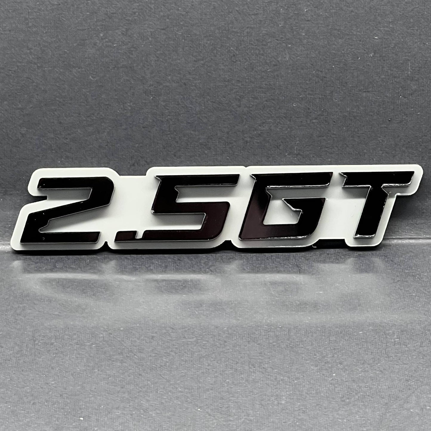 2.5 GT Multicolor 3D Emblem – Durable Acrylic Badge for SUBARU Vehicles