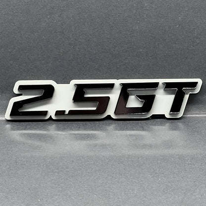 2.5 GT Multicolor 3D Emblem – Durable Acrylic Badge for SUBARU Vehicles