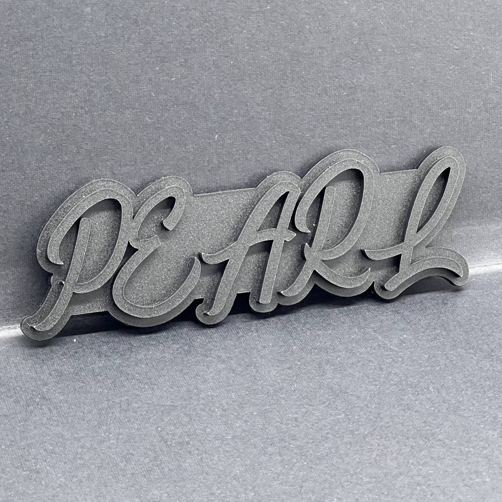 1x Pearl Emblem Custom Acrylic Multicolor Fender or Trunk Badge Decal for Cars