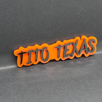 1PC TITO TEXAS Emblem – Acrylic Tailgate or Fender Badge for Car, SUV, Truck