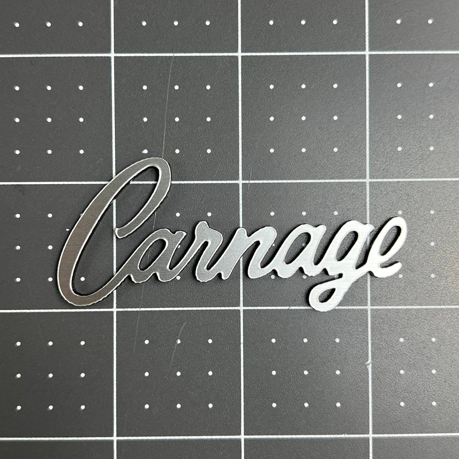 1PC CARNAGE Emblem – 3D Multicolor Acrylic Car & Truck Exterior Badge
