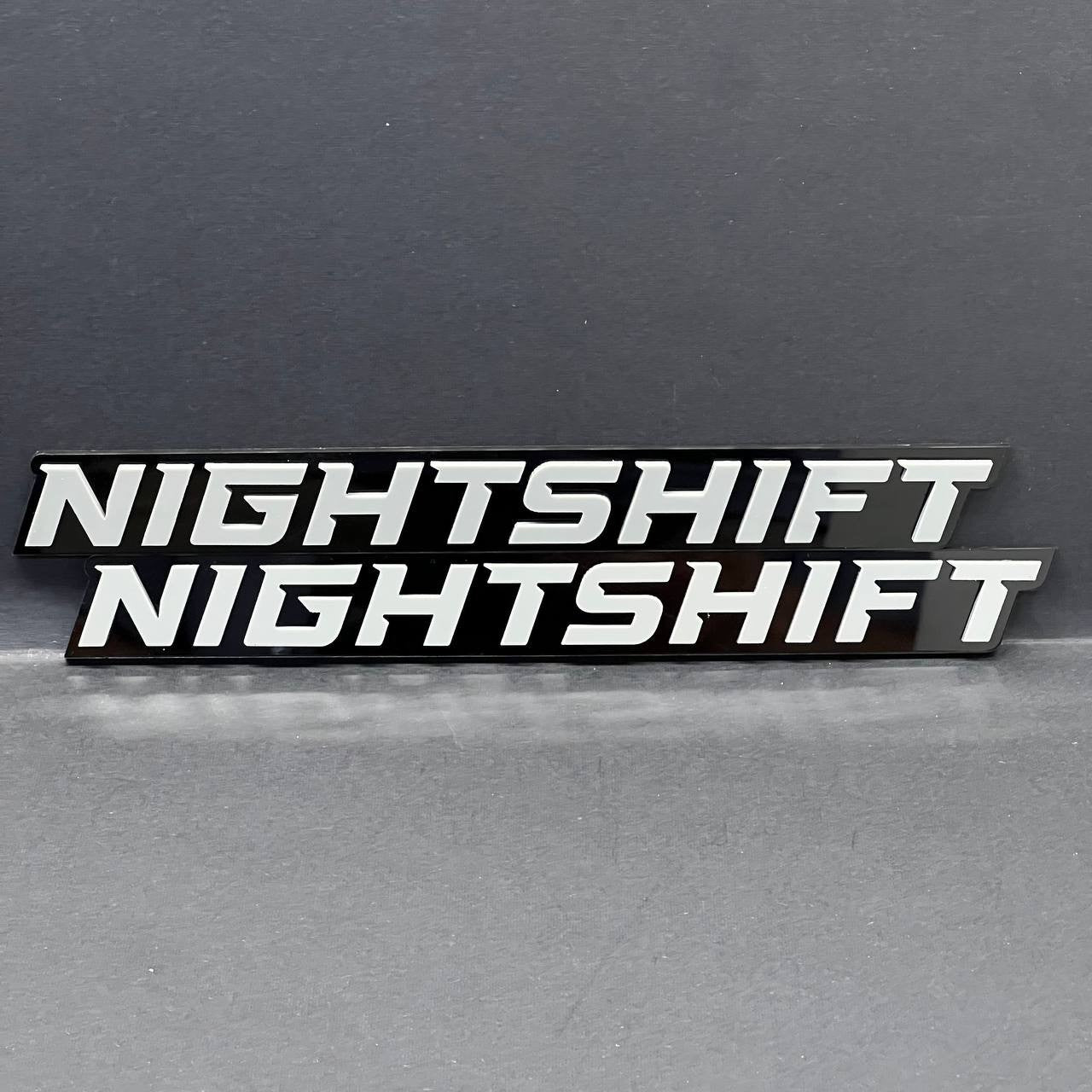 2pcs NIGHTSHIT Multicolor Emblems – NIGHTSHIT Fender Badges for NIGHTSHIT Emblem