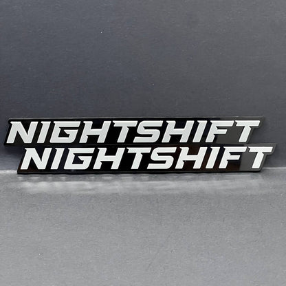2pcs NIGHTSHIT Multicolor Emblems – NIGHTSHIT Fender Badges for NIGHTSHIT Emblem