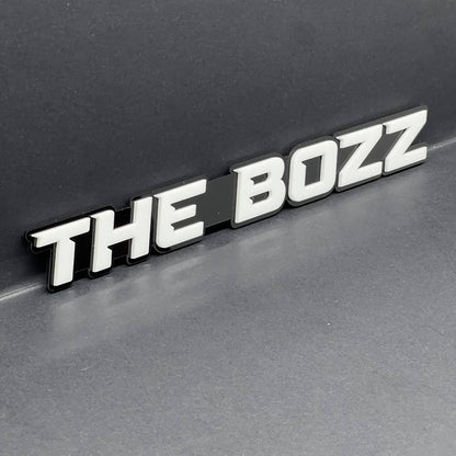 1PC THE BOZZ Badge – Custom 3D Multicolor Acrylic Car Fender & Tailgate Sticker