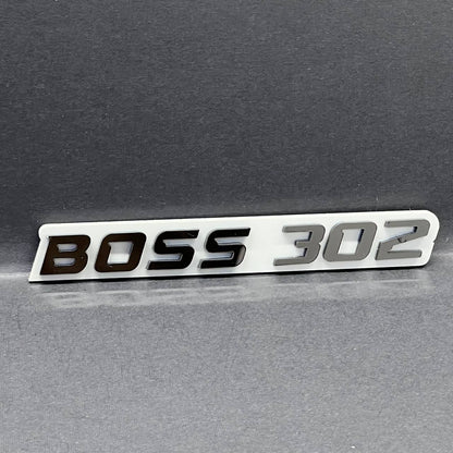 BOSS 302 Multicolor Emblems –  BOSS 302 Fender Badges (Set of 2) for 302 Emblem