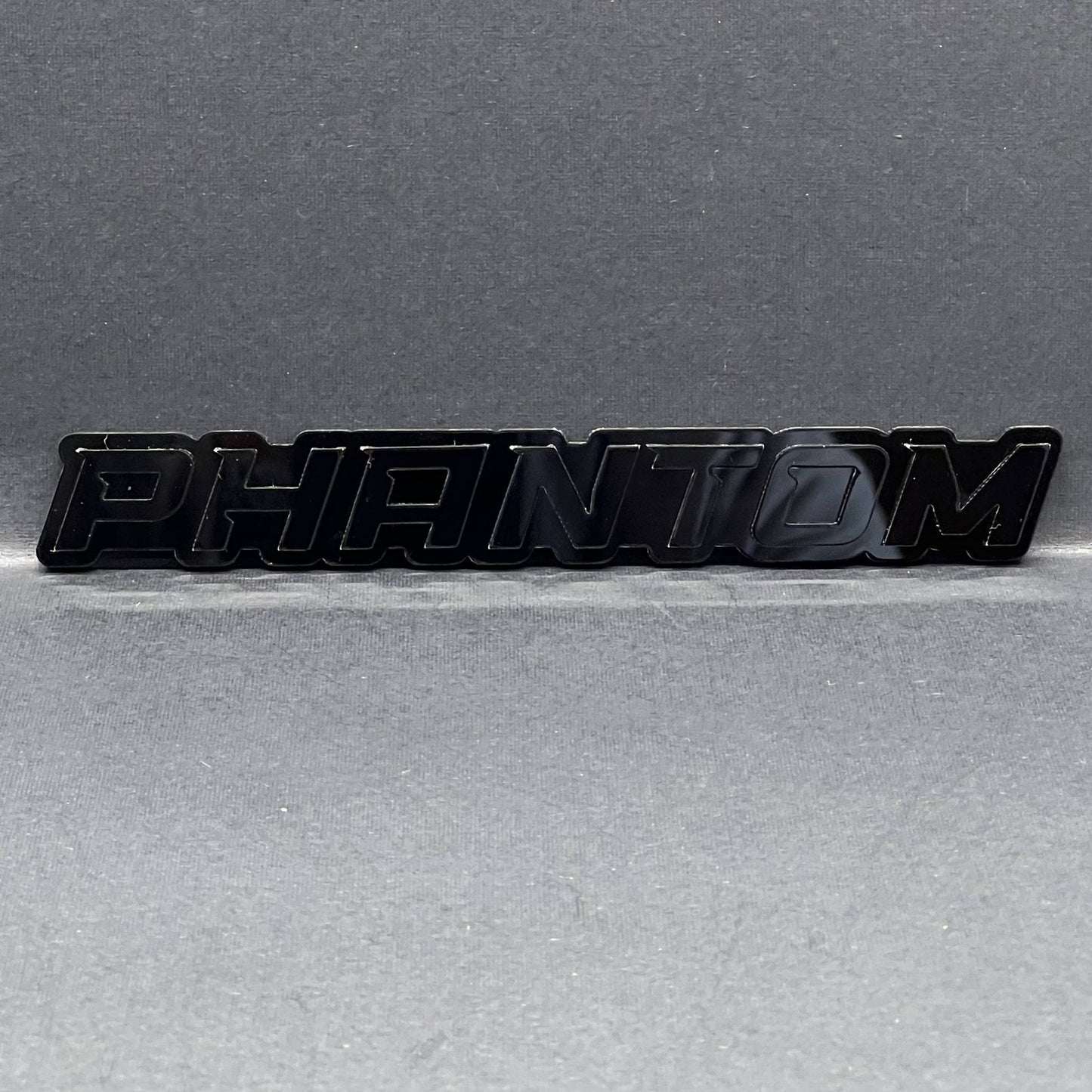 1PC PHANTOM Badge – 3D Multicolor Acrylic Car Truck SUV Fender & Tailgate Emblem