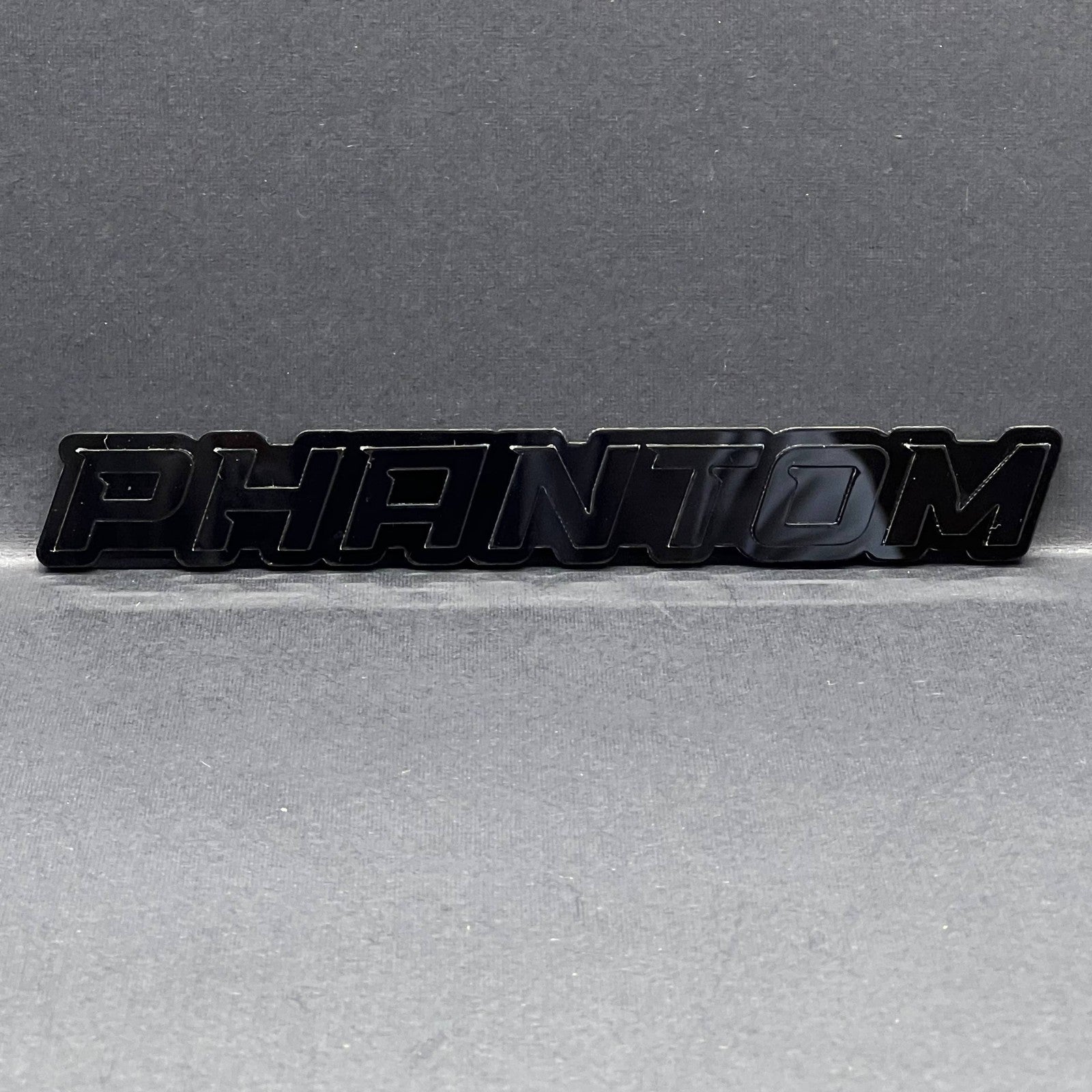 1PC PHANTOM Badge – 3D Multicolor Acrylic Car Truck SUV Fender & Tailgate Emblem