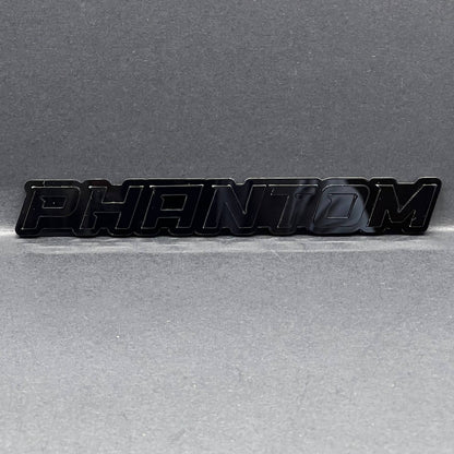 1PC PHANTOM Badge – 3D Multicolor Acrylic Car Truck SUV Fender & Tailgate Emblem
