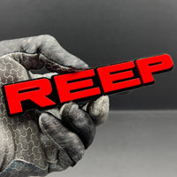 REEP 3D Emblem – Custom Multicolor Acrylic Car Exterior Badge (1PC)