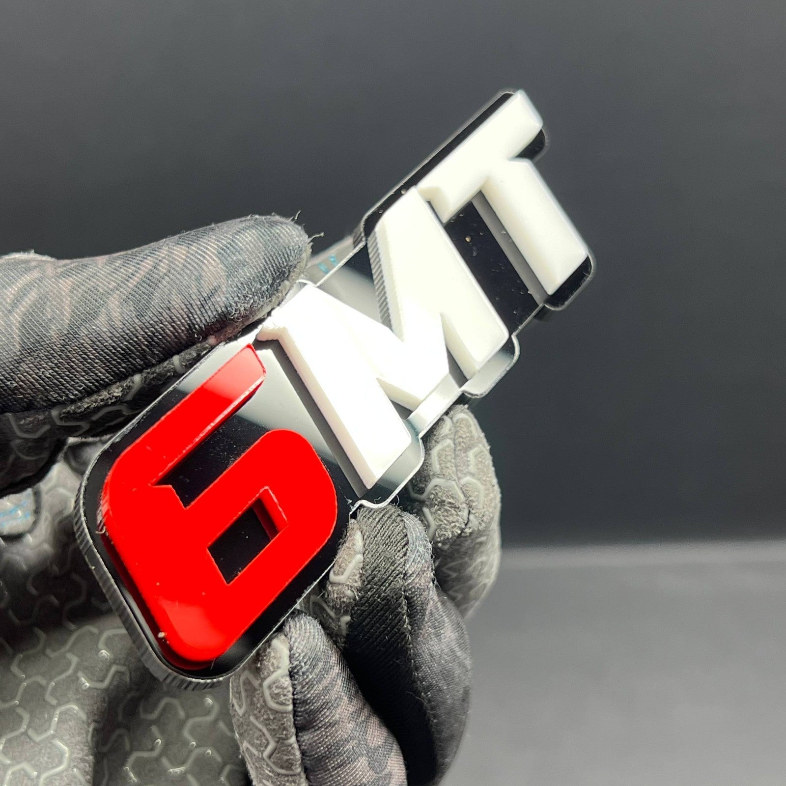 6MT 3D Emblem – Custom Multicolor Acrylic Car Exterior Badge (1PC)