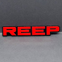 REEP 3D Emblem – Custom Multicolor Acrylic Car Exterior Badge (1PC)