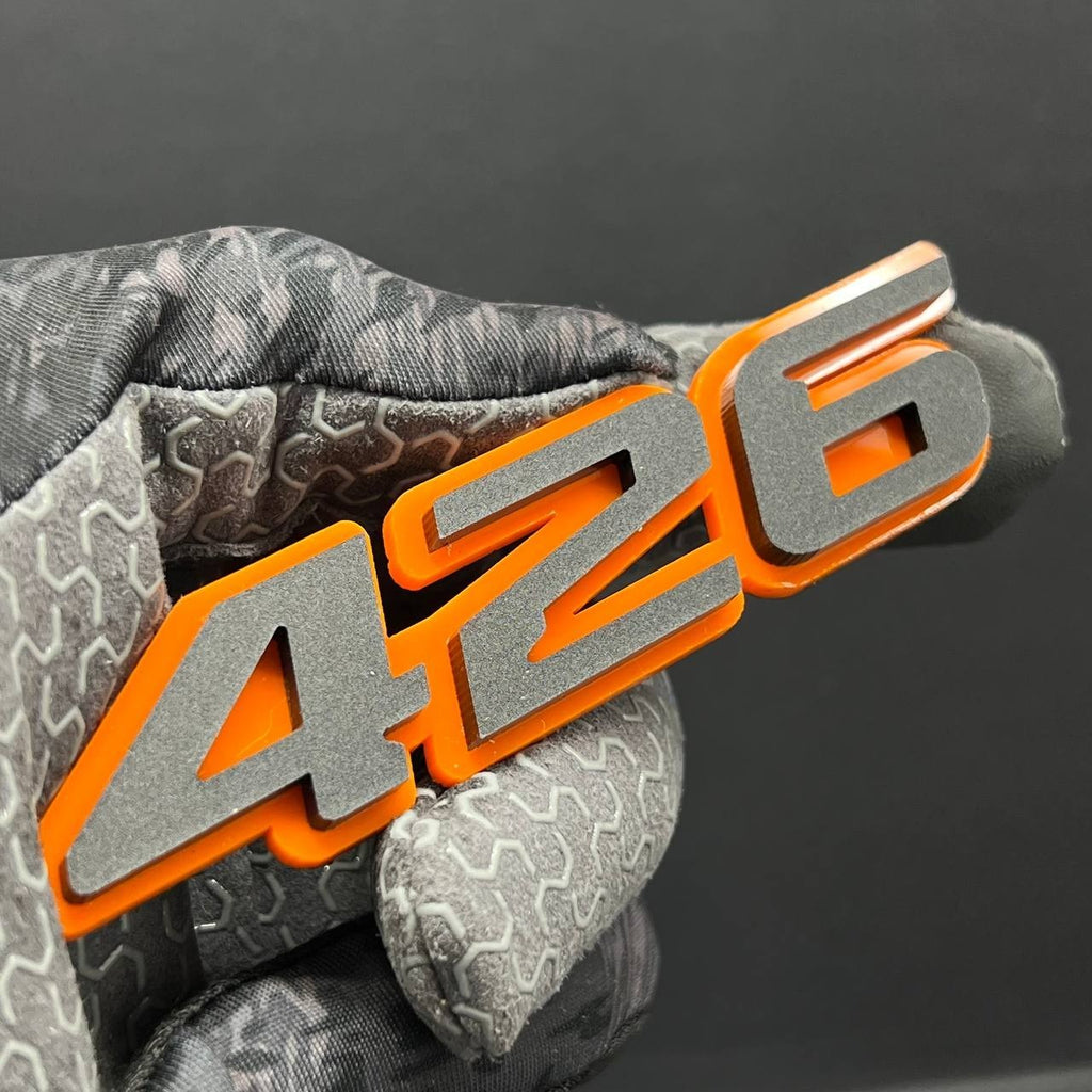 1PC 426 Logo Emblem – 3D Acrylic Multicolor Badge for Car, Truck, or SUV